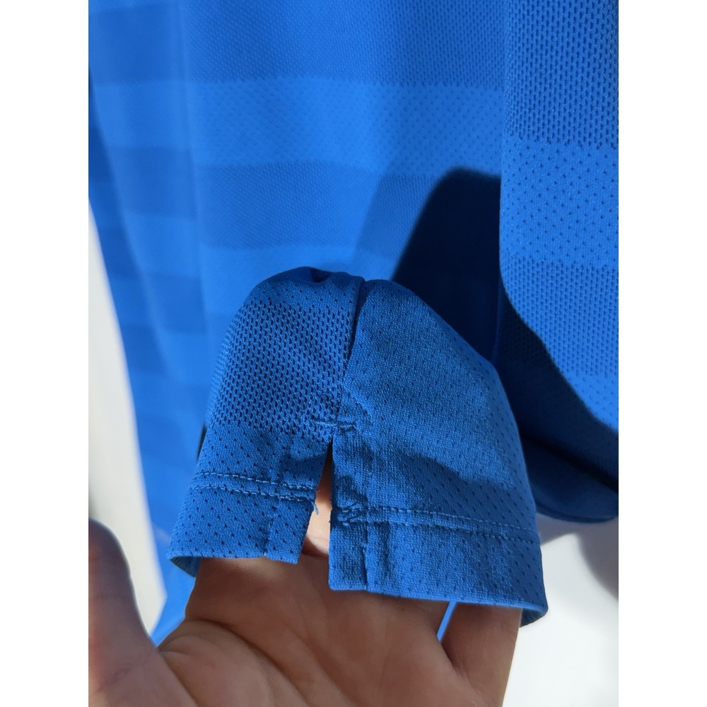 Nike Zonal Cooling Nike Golf Polo Mens Size Medium Blue - Picture 8 of 9